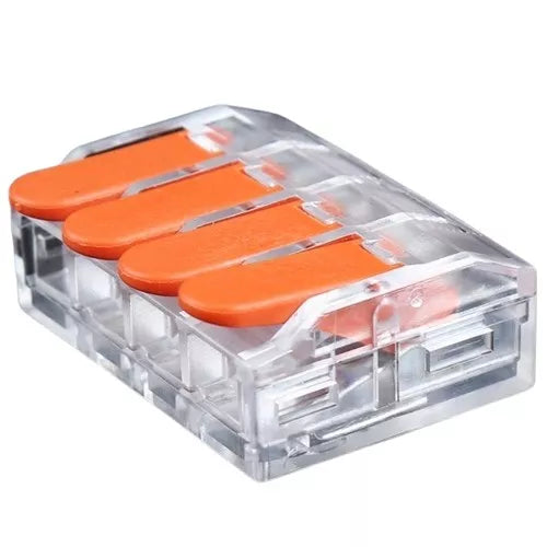 Universali užspaudžiama laidų jungtis, 4x 0.5-6.0mm², 41A, 450V, 20vnt.