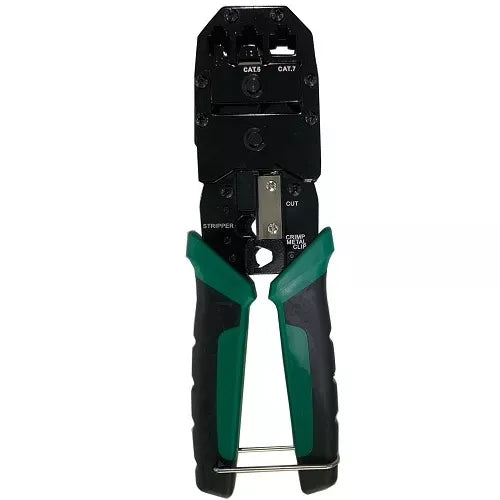 CAT5, CAT6, CAT7, CAT8 laidų nukirpimo ir užspaudimo replės