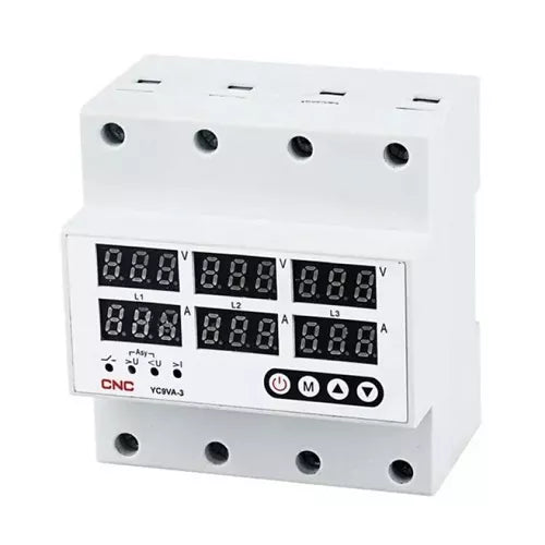 Įtampos ir srovės valdymo relė, 63A, 3-fazei