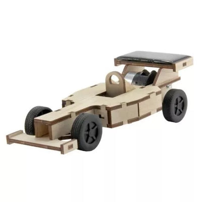 Saulės energija varomas žaislas  “Lenktyninė mašinėlė”