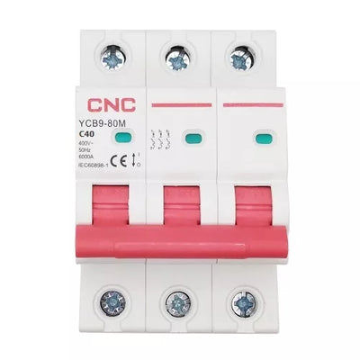 Automatinis jungiklis, 3P, 40A, C klasės, 6kA