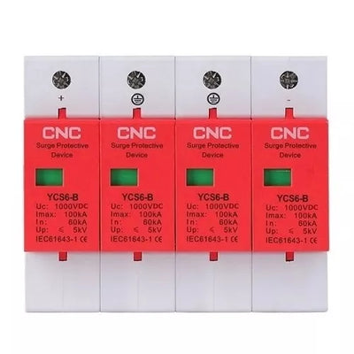 DC viršįtampių ribotuvas, 4P, B klasės, 60-1000kA, 1000VDC