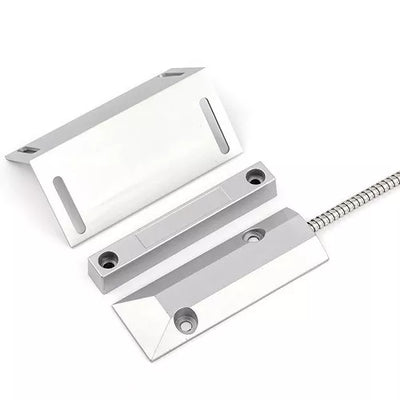 Magnetinis kontaktas, paviršinis, metalinis, NC, 50-70 mm, su laikikliu